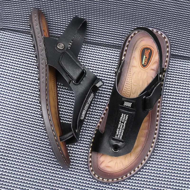 Men Sandals Slip On Fashion Flip Flops Width Sandals