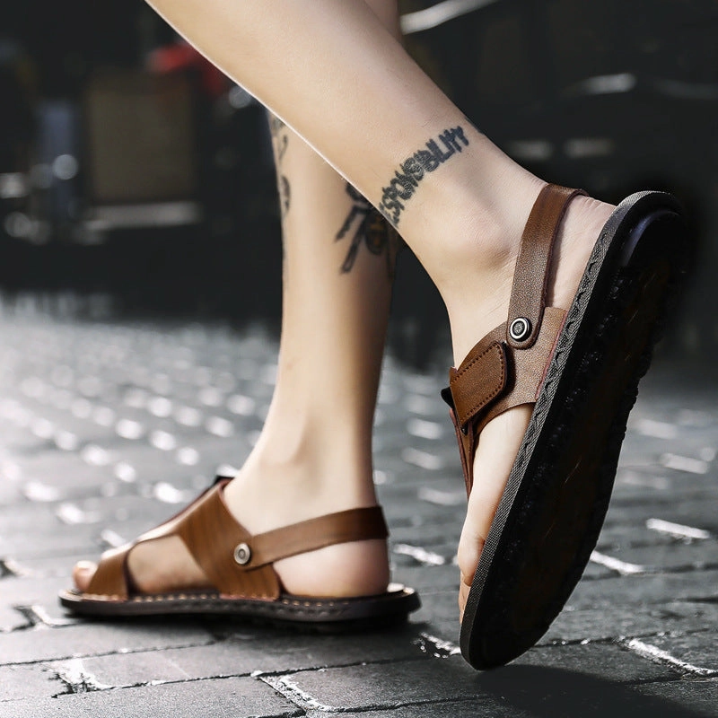 Heels Sandals Men Sandals Slip On Fashion Flip Flops