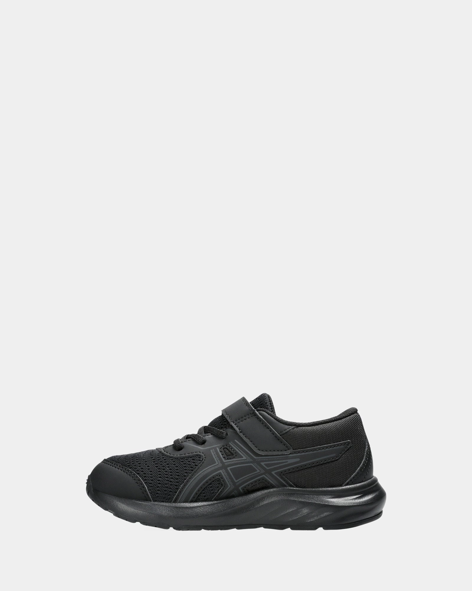 Asics Zip Up Shoes Contend 9 Black Pre-School Black/Graphite Grey