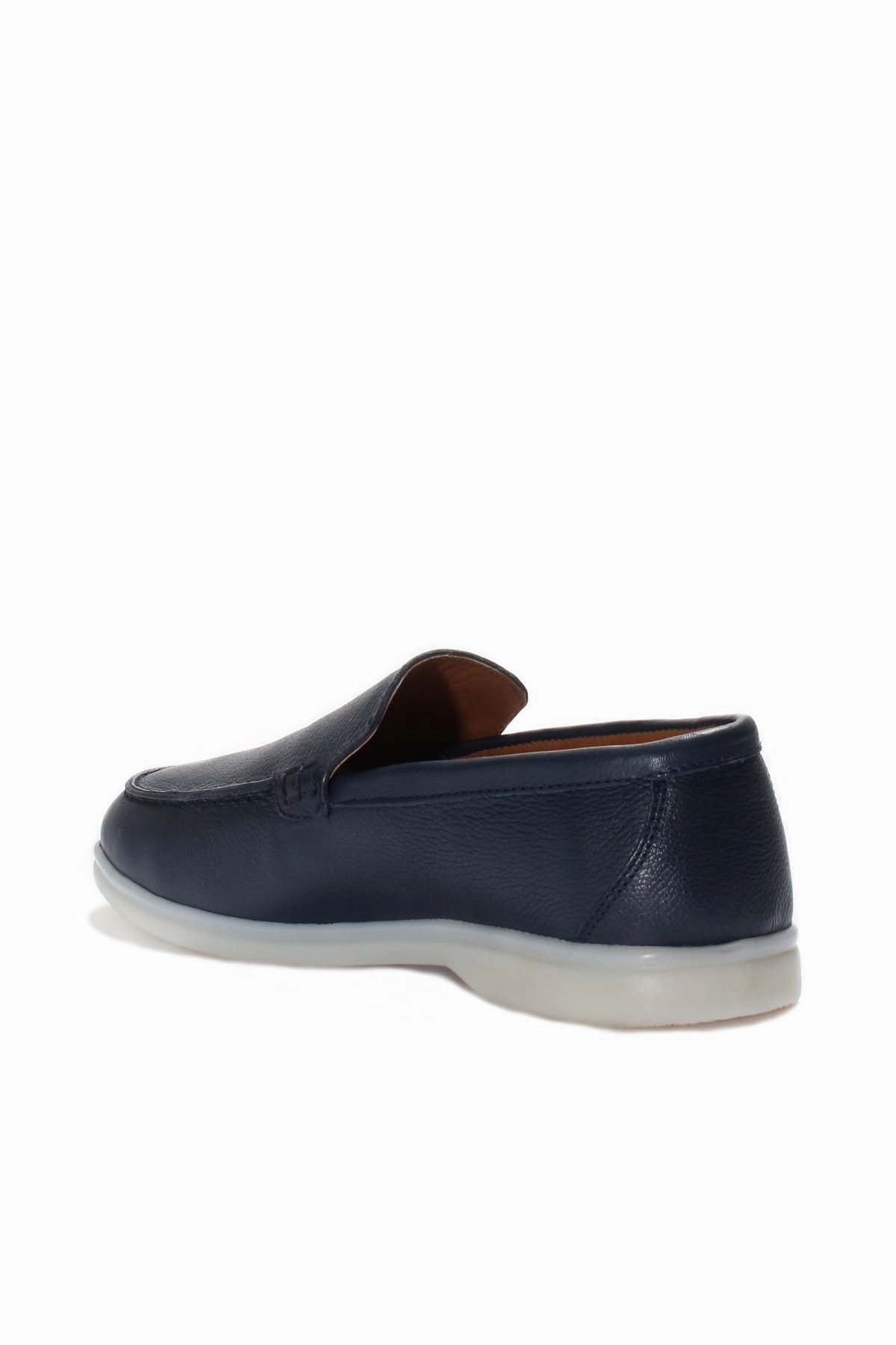 FST Genuine Leather Women's Casual Shoes 819ZA020 Navy Blue Skin - Elyria Best Stylish Casual Shoes