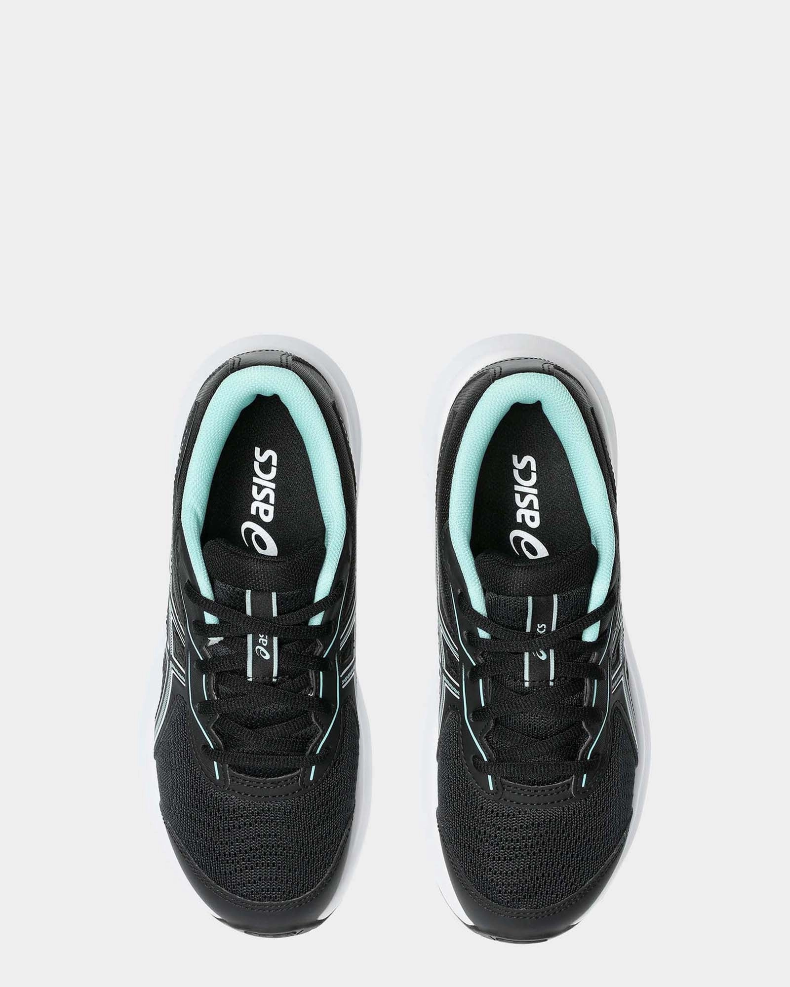 Asics Running Shoes Size 12 Contend 9 Gs G Black/Illuminate Mint