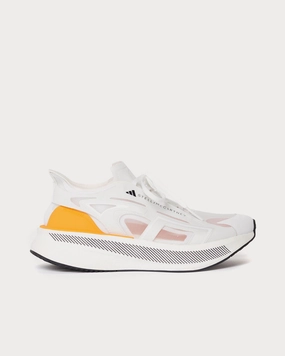 White Tennis Shoes Adidas Ultraboost 5 White / Semi-Solar Slime / Yellow Running Shoes