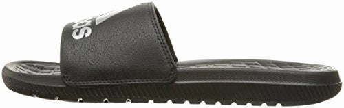 Adidas No Lace Shoes adidas Men's Shoes | Voloomix Slide Sandals, Black/Metallic Silver/Black, (10 M US)