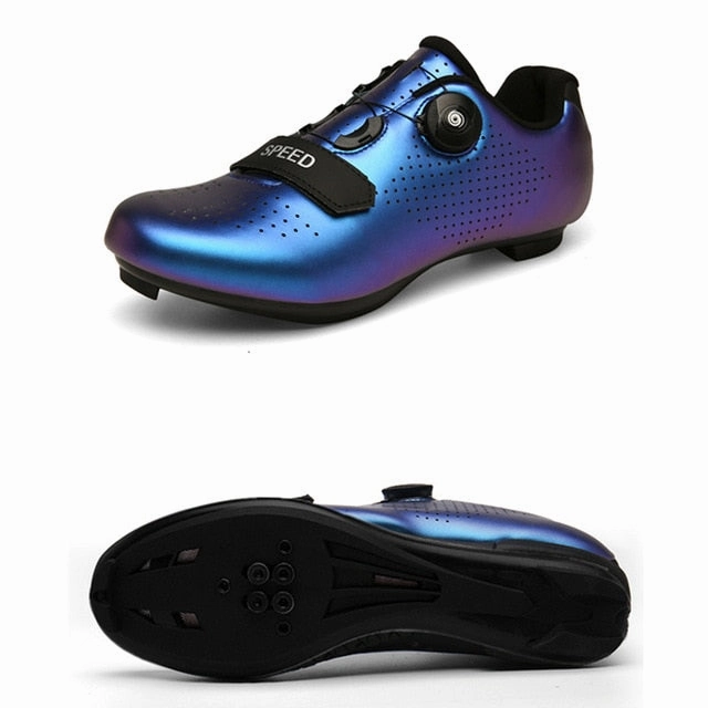 Ultralight Self-Locking Cycling Cleat Shoes Pedal Racing Road Fashion Nova Shoes Flats