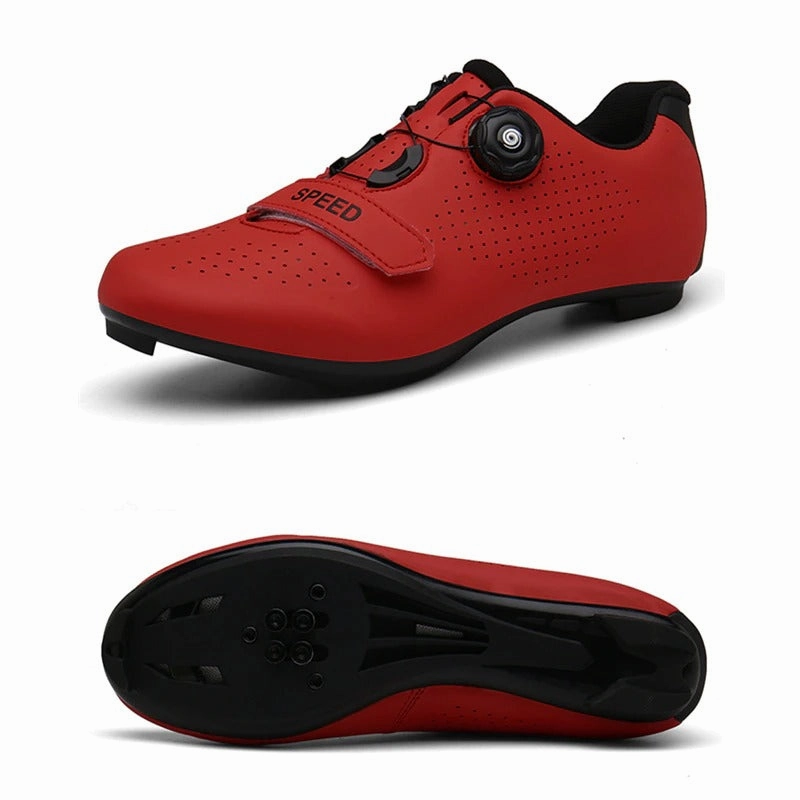 Most Comfortable Golf Shoes For Feet Ultralight Self-Locking Cycling Cleat Shoes Pedal Racing Road