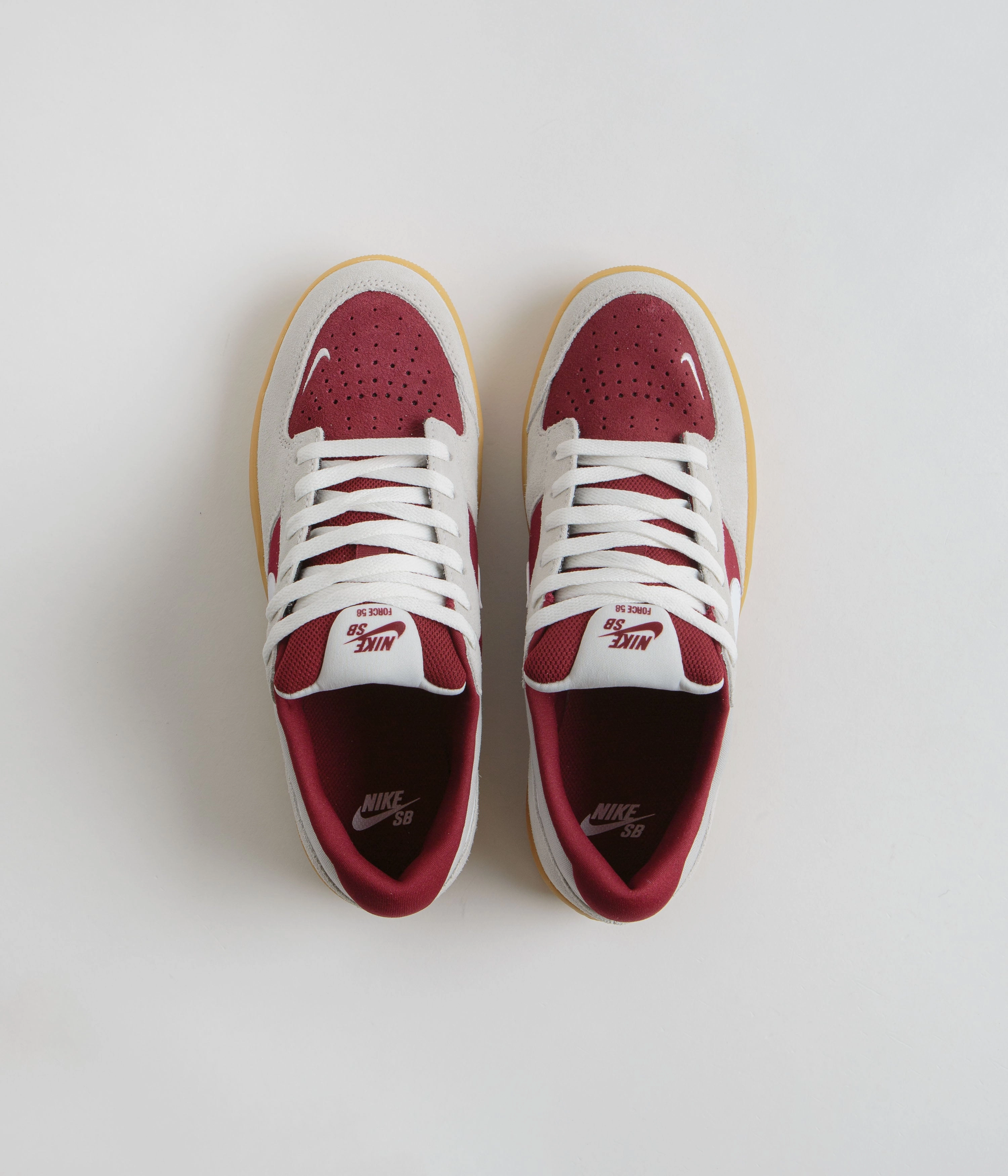 Nike SB Force 58 Shoes - Team Red / White - Summit White Extra Wide Asics Shoes