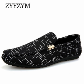 Simple Flat Wedding Shoes ZYYZYM Men Loafers Men Shoes Casual Shoes 2019 Spring Summer Light Canvas Youth Shoes Men Breathable Fashion Flat Footwear