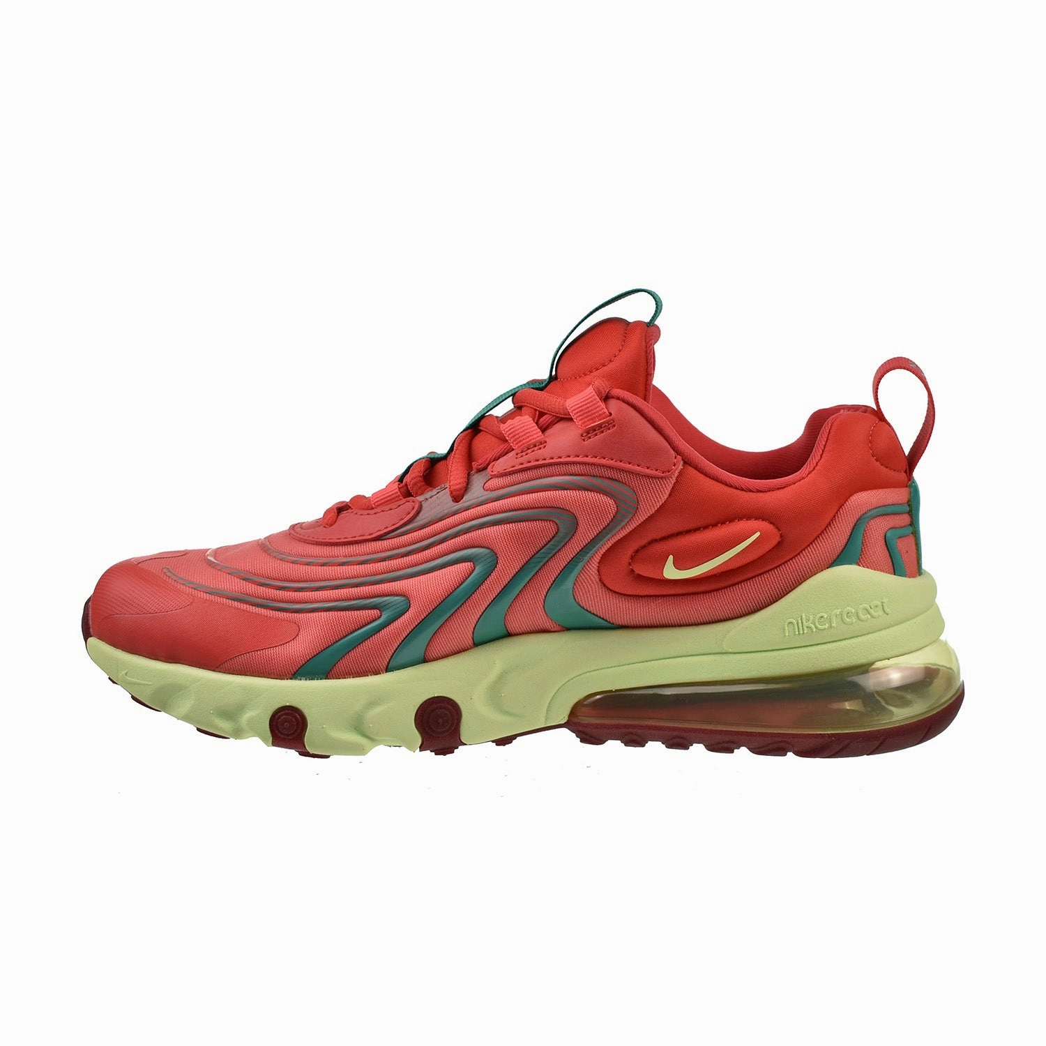 Nike Air Max 270 React ENG (GS) Big Kids' Shoes Track Red-Magic Ember Asics Shot Put Shoes