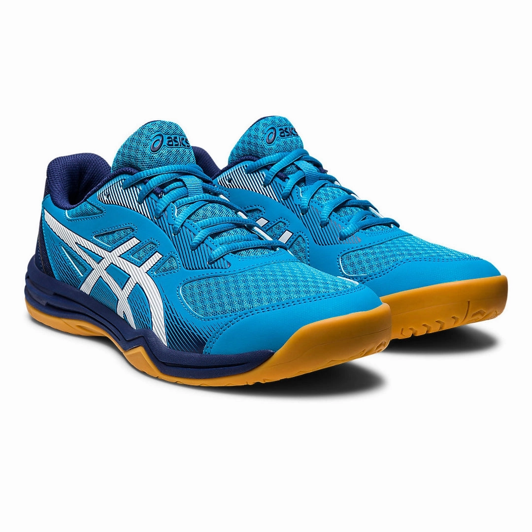ASICS Upcourt 5 Men's Badminton Shoes Island Blue / White Asics Collab Shoes