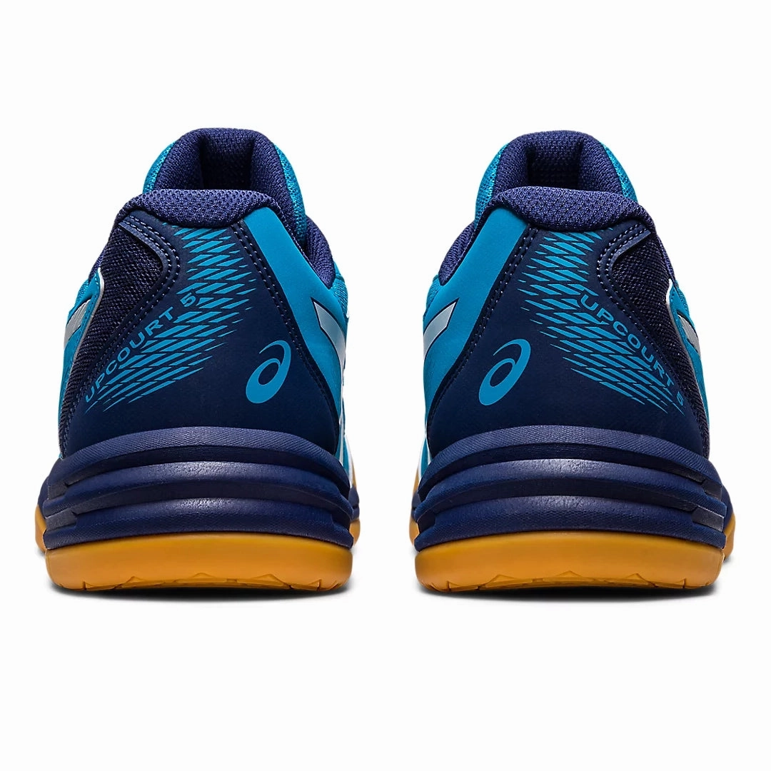 ASICS Upcourt 5 Men's Badminton Shoes Island Blue / White Asics Off Road Running Shoes