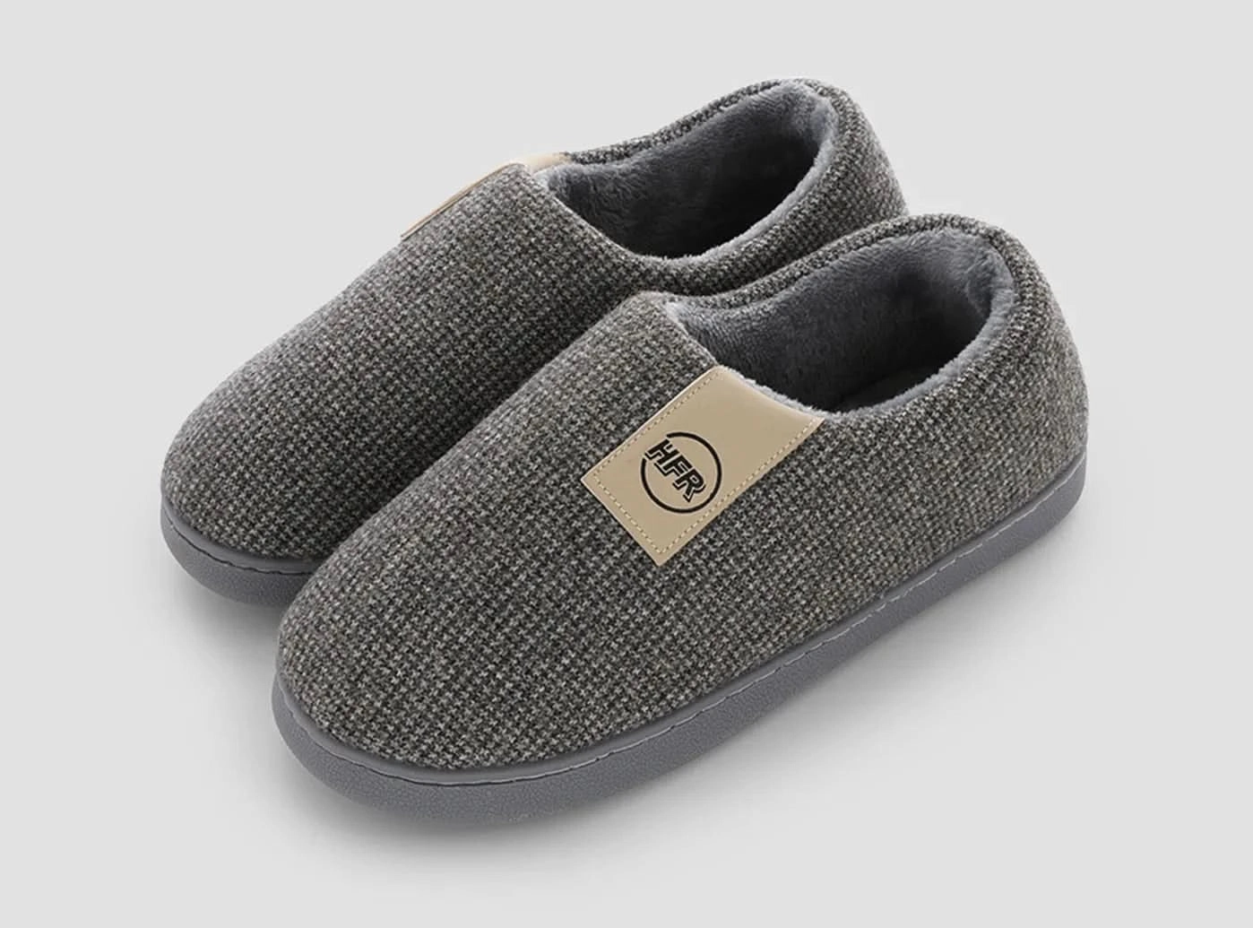 Romeo Slippers FitVille Men's Cozy Indoor Slippers