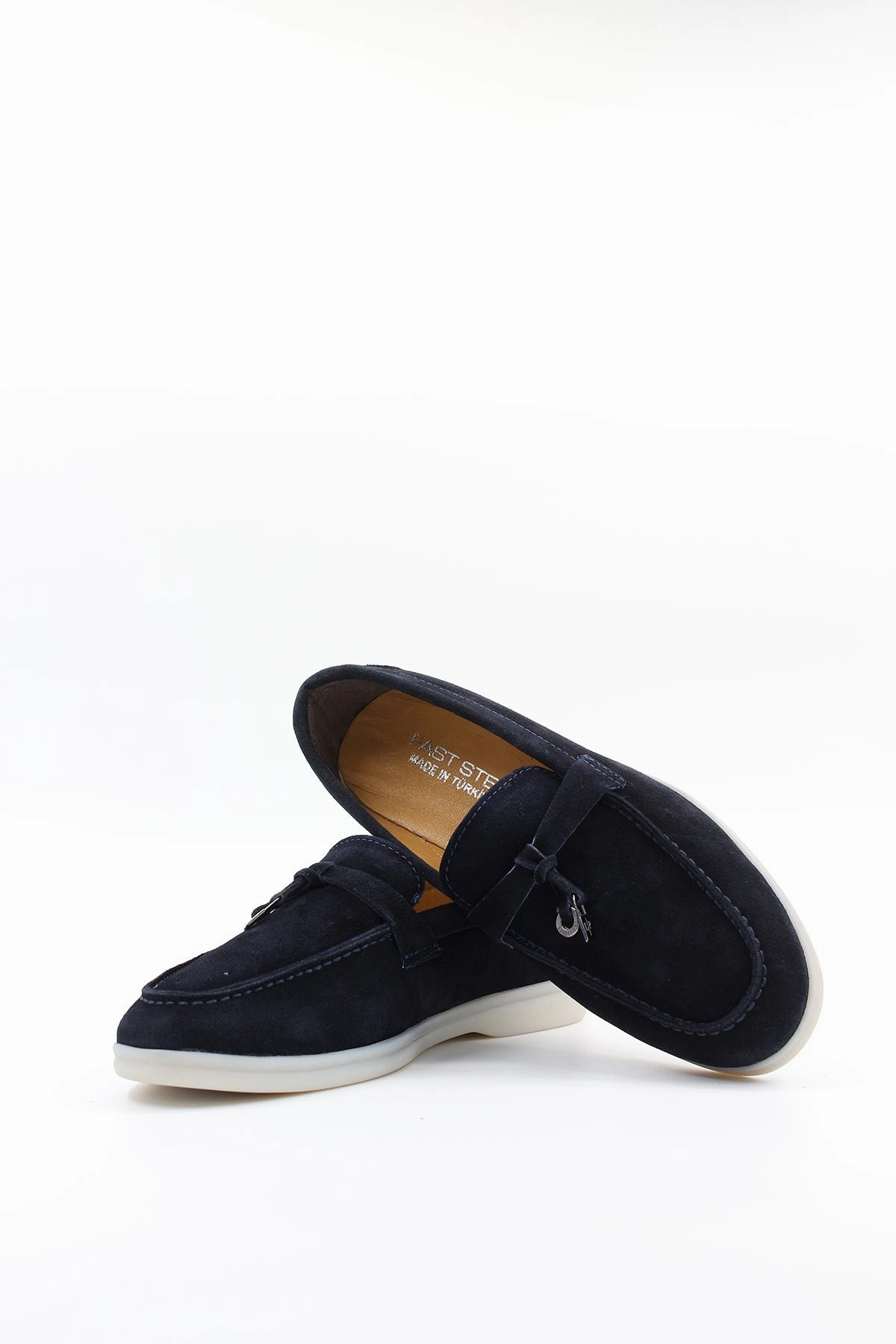 Casual Shoes Supplier FST Genuine Leather Women's Casual Shoes 819ZA021 Navy Suede - Matamoros