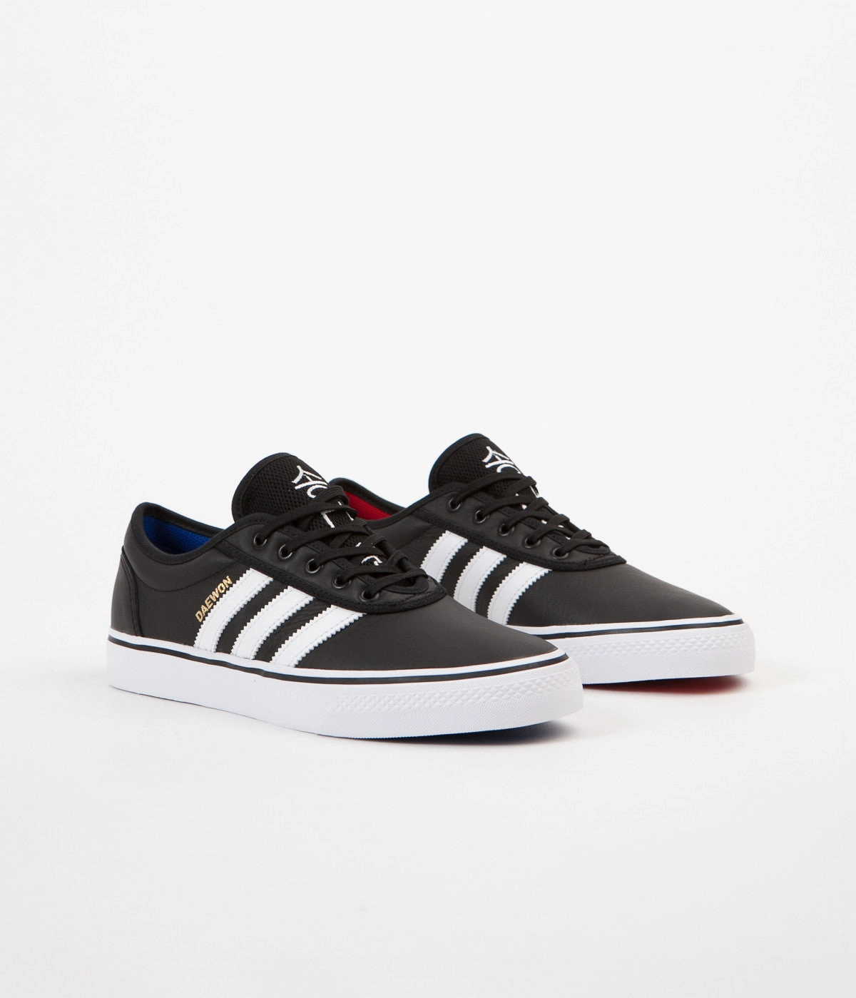 Adidas Adi-Ease x Daewon Shoes - Core Black / White / Gold Metallic Adidas Tennis Shoes Classic