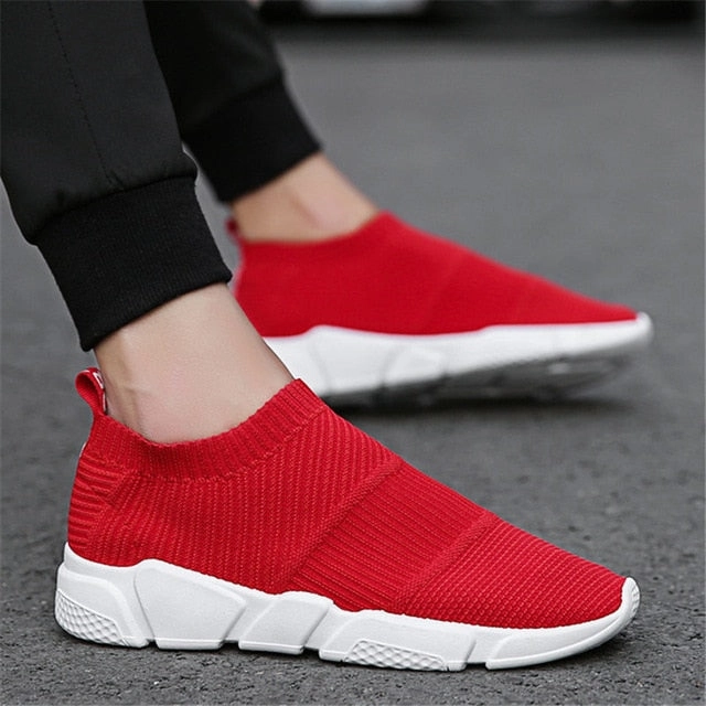 Men Socks Sneakers Black White Fashion Casual Shoes Breathable Mesh Comfortable Light Slip-on Flat Shoes Loafers 4dfwd 2 Running Shoes