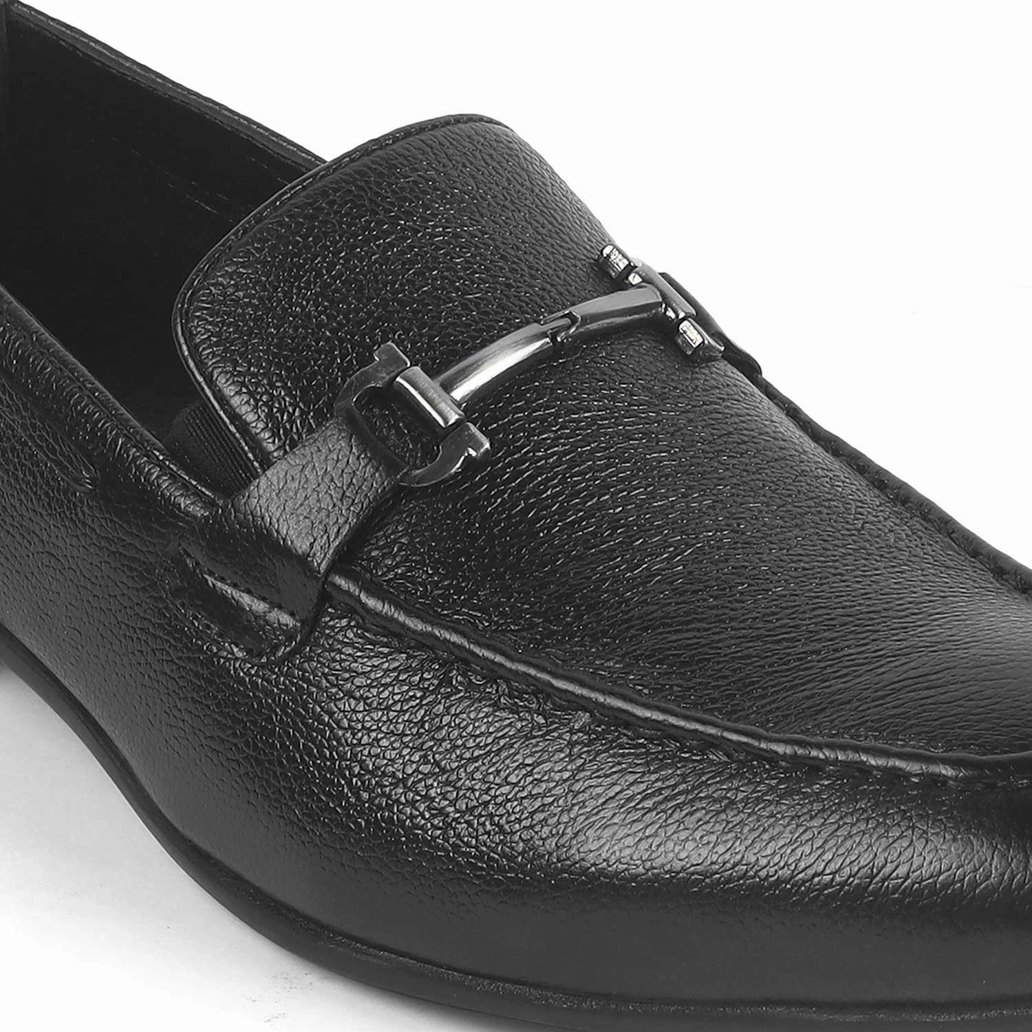 Tresmode Obaa Black Men's Leather Loafers Designer Shoes Loafers