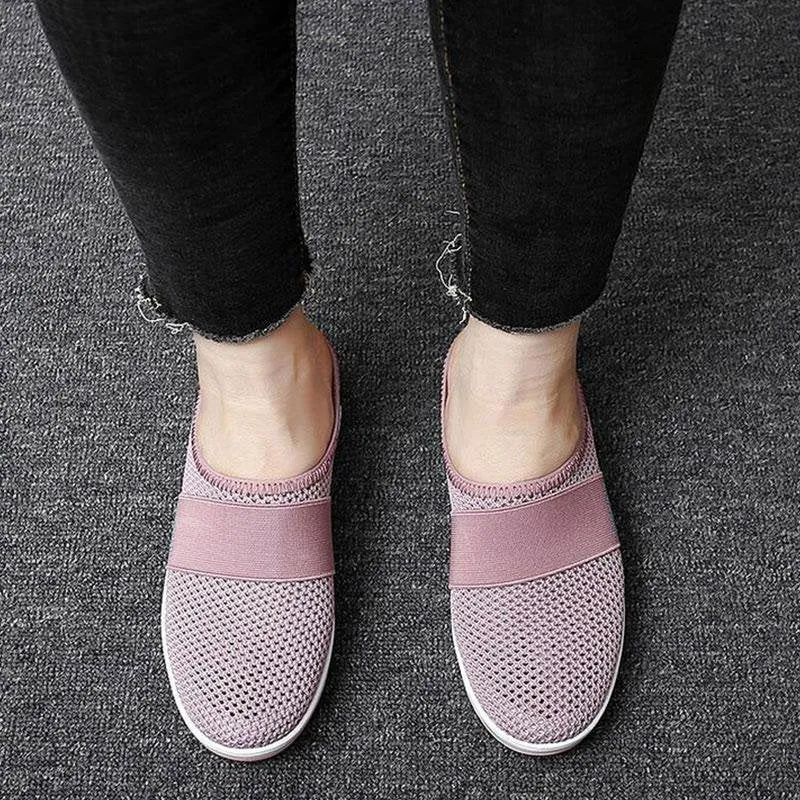 Dorothy Ruby Slippers Auction Women's Breathable Lightweight Air Cushion Slip-On Walking Slipper B112
