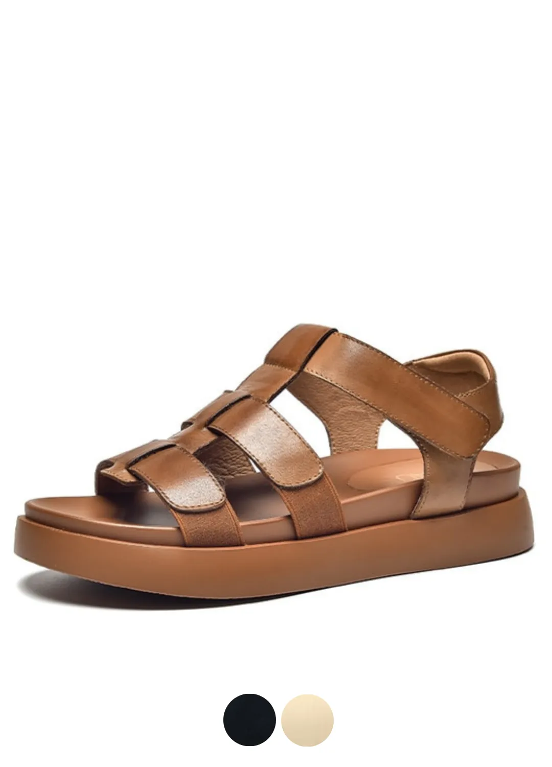 USS Shoes Luke Women's Leather Sandal Patent Leather Sandals