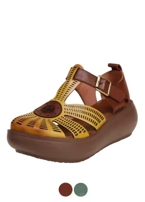 Double Buckle Sandals USS Shoes Maitte Women's Platform Sandal