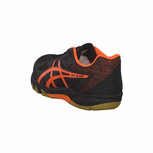 Asics Shoes Amazon ASICS Gel-Blade 7 Men's Badminton Shoes (Black-Shocking Orange, 10)