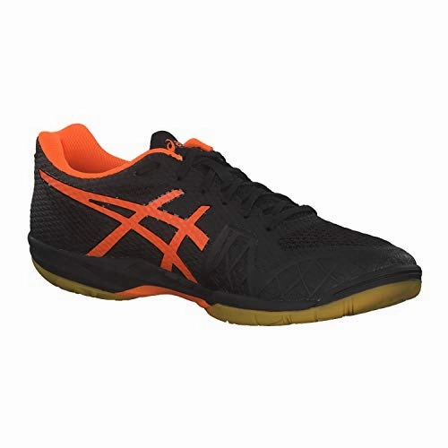 ASICS Gel-Blade 7 Men's Badminton Shoes (Black-Shocking Orange, 10) Asics Shoes Magic Speed