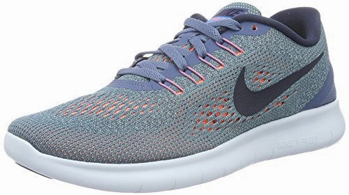 Nike Women Free RN Running Shoe, Ocean Fog/Midnight Navy-Hyper Turq 831509-403 (6) Asics Gel Contend 3 Running Shoe