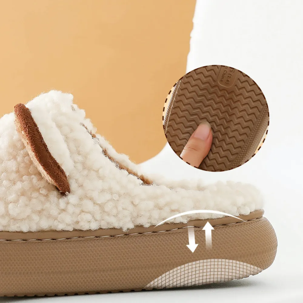 Gezellige pantoffels met dierenoren Oofoam Slippers