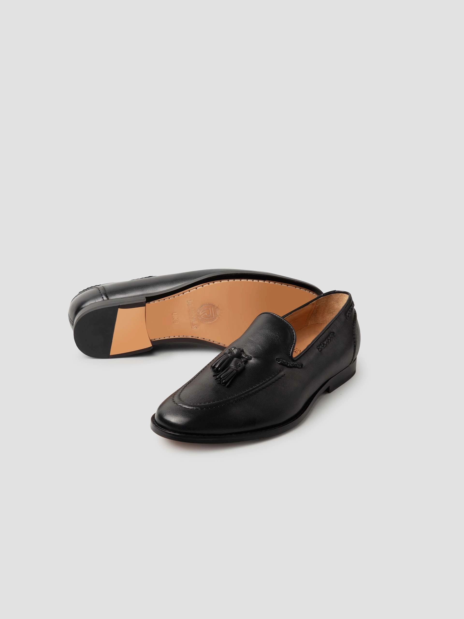 Frederick Tassel Loafer - Black Loafers With White Socks