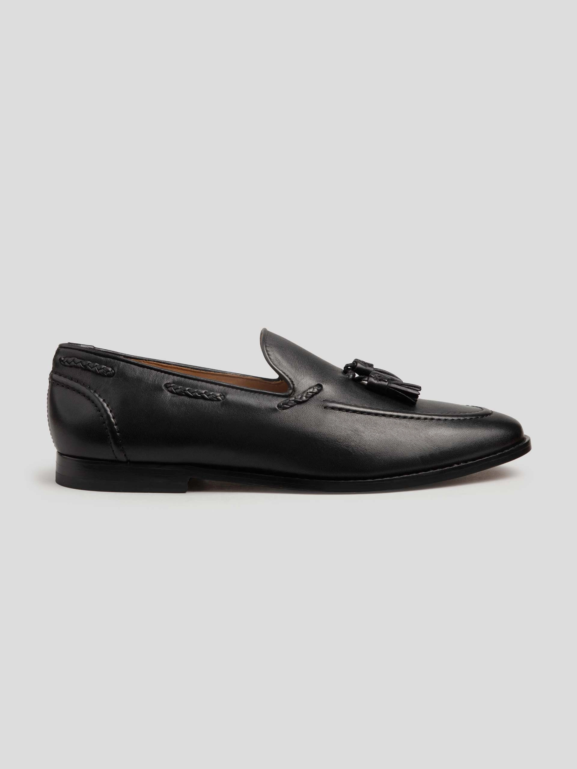 Frederick Tassel Loafer - Black Gucci Loafers Fur