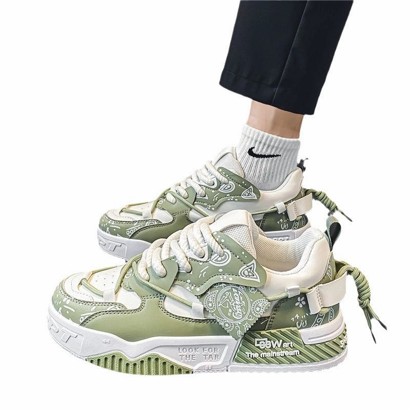 Versatile Niche Original Leisure Flat Shoes Men Flat Platform Wedding Shoes