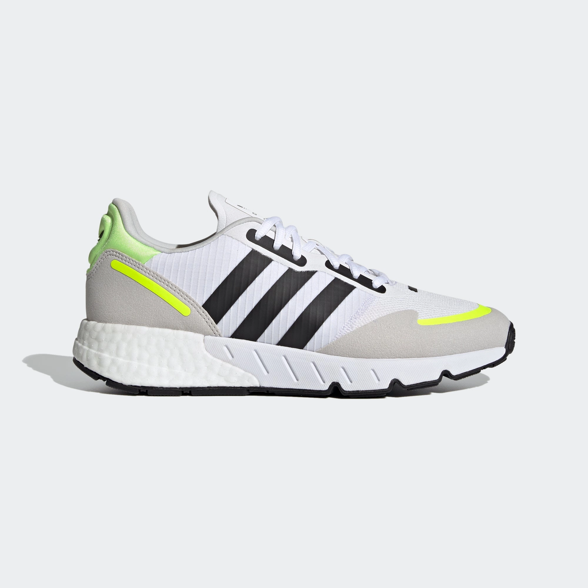 Men's adidas Originals ZX 1K Boost Shoes White Copa Shoes Adidas