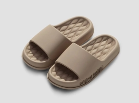 FitVille Men's Shower Slippers Mou Campfire Slitters