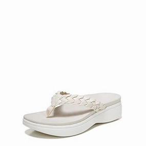 One Strap Flip Flops Vionic Kenji Women's Toe-post Platform Wedge Sandal