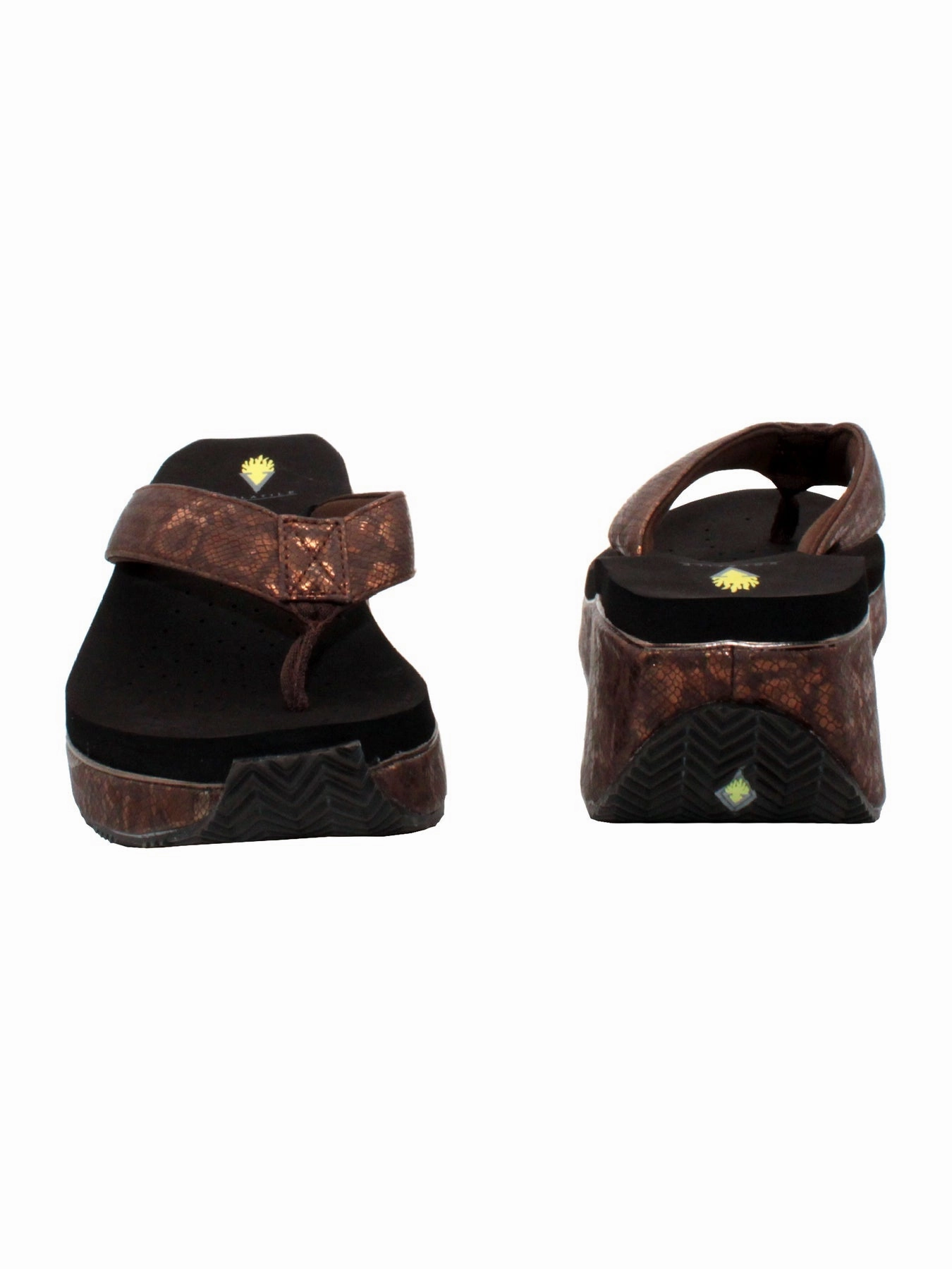 Supportive Flip Flops VOLATILE Women's Frappachino Wedge Sandal