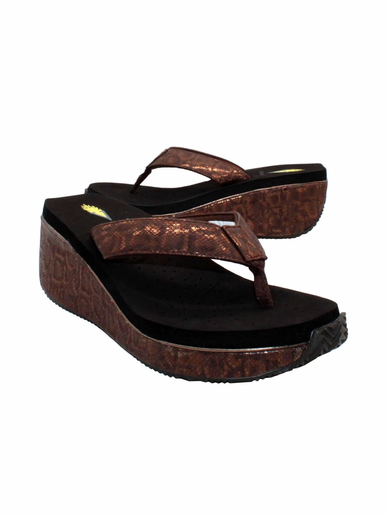 Nicki Minaj Flip Flops VOLATILE Women's Frappachino Wedge Sandal