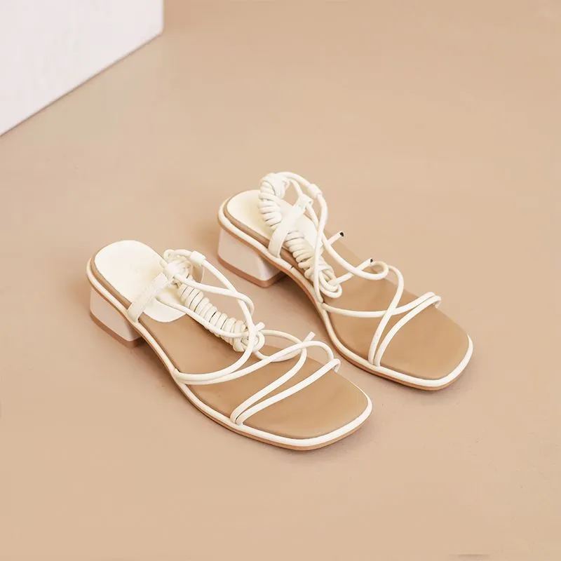 Wedge Closed Toe Sandals Miss Tough Strappy Sandals