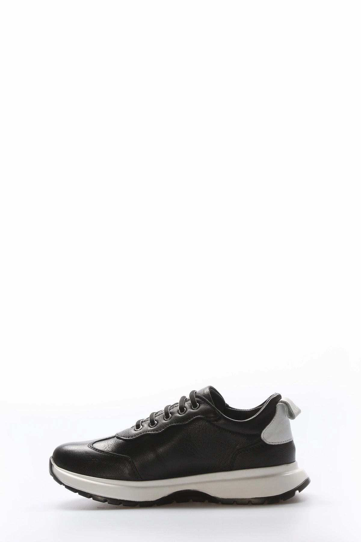 FST Genuine Leather Women's Casual Shoes 583ZA2491 Black White - Vineland Campus Shoes Casual