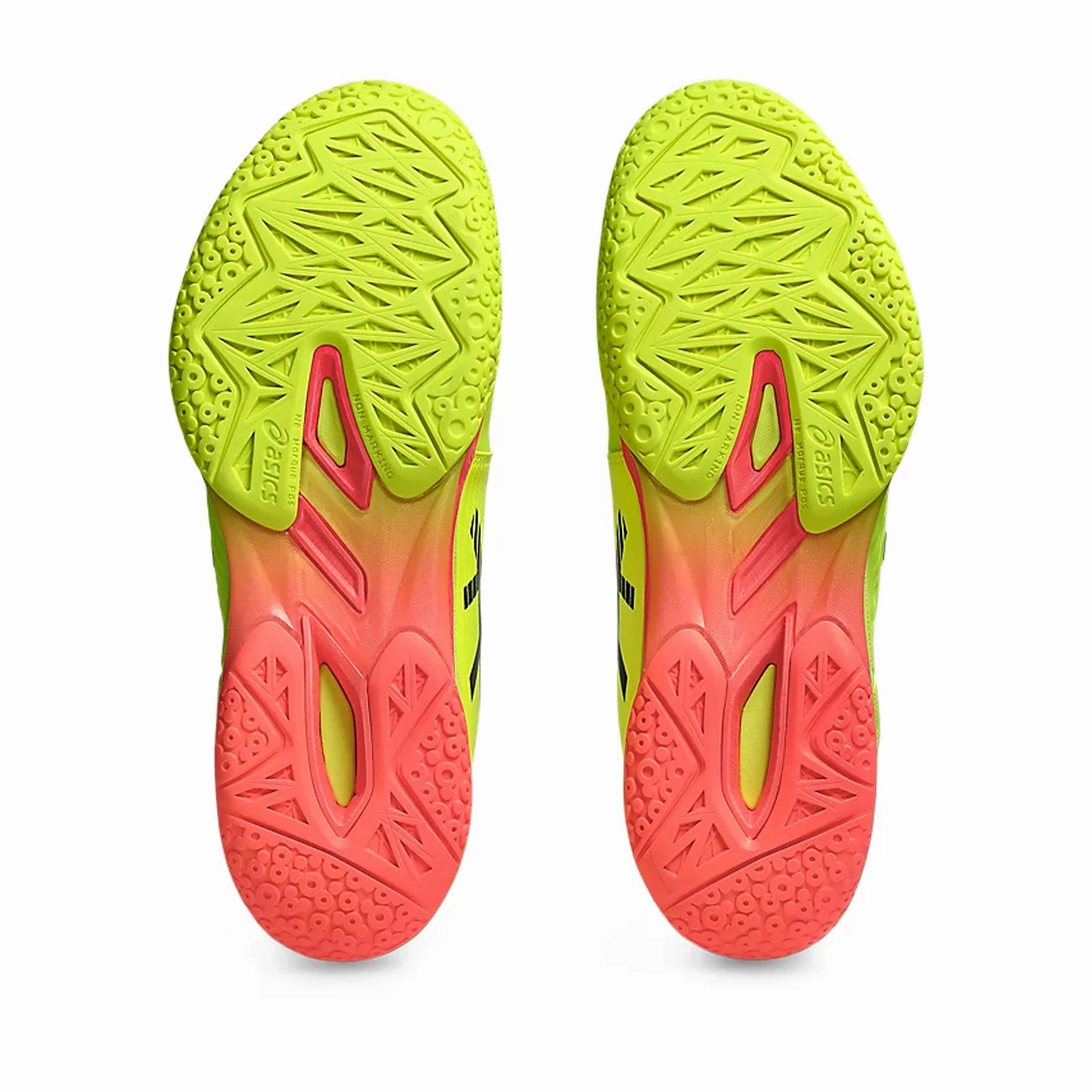 Best Asics Shoes Asics Court Control FF3 Paris (Safety Yellow/ Black) Badminton Shoes