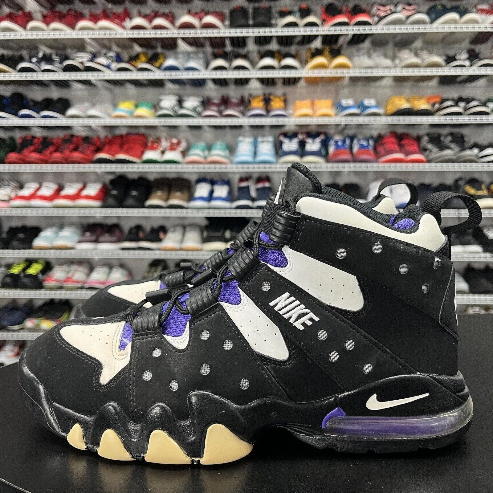 Shoes Like Asics Gel Kayano Nike Air Max 2 CB'94 Black Purple 2015 305440-006 Men's Size 11.5 No Insoles