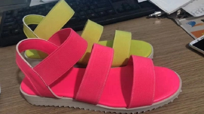 Sun And Stone Sandals Women Sandals Summer Shoes Casual Slip On Ladies Flats Shoes