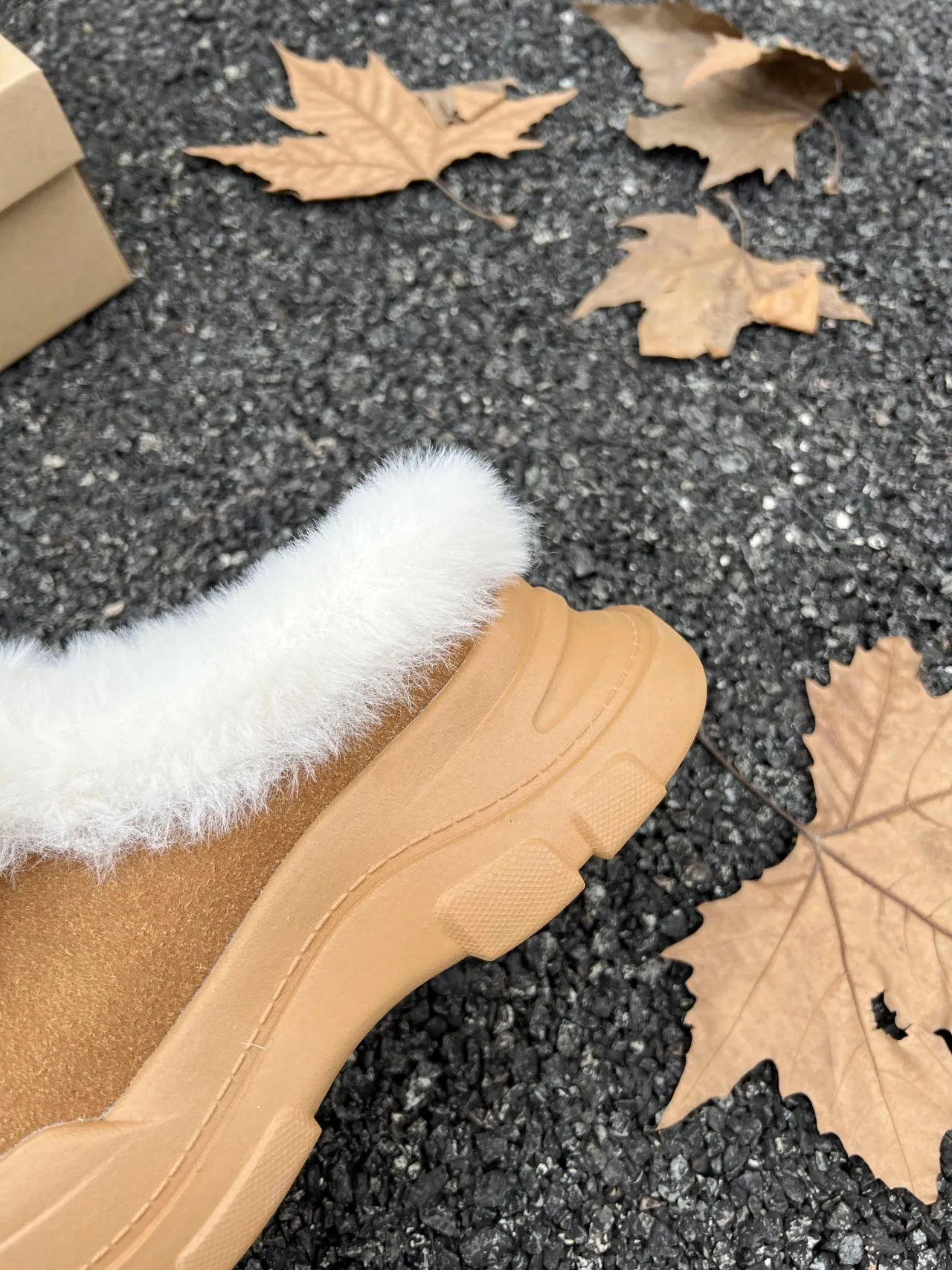 Warm Faux Fur Lined Platform Slippers with Bow Detail Merrimac Slippers