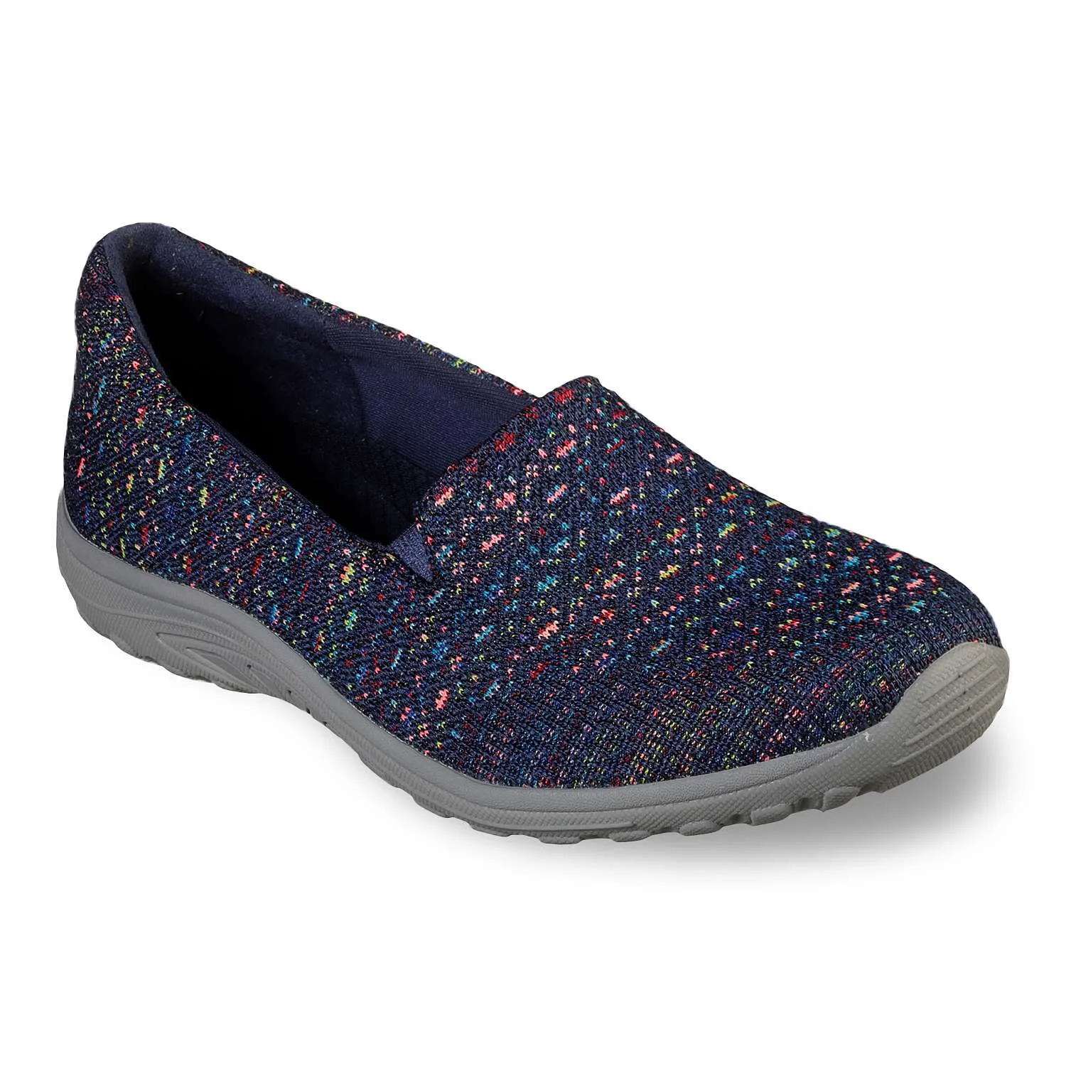 Stencils For Sneakers Skechers Women's Reggae Fest-Wicker-Engineered Knit Twin Gore Slip On