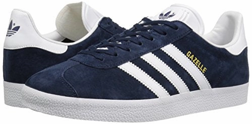 Adidas Running Shoes Classic Adidas Originals Men's Gazelle Lace-up Sneaker,Collegiate Navy/White/Gold Met.,10 M US