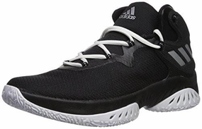 adidas Men's Explosive Bounce Basketball Shoes, Black/Metallic Silver/White, (11 M US) Adidas Shoes Campus 00s
