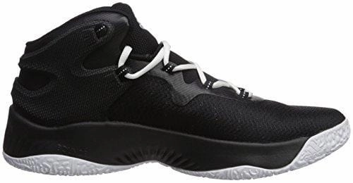 Adidas Bape Shoes adidas Men's Explosive Bounce Basketball Shoes, Black/Metallic Silver/White, (11 M US)