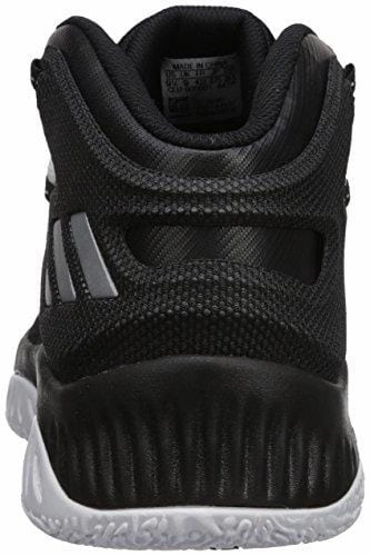 Adidas Neo Shoes adidas Men's Explosive Bounce Basketball Shoes, Black/Metallic Silver/White, (11 M US)