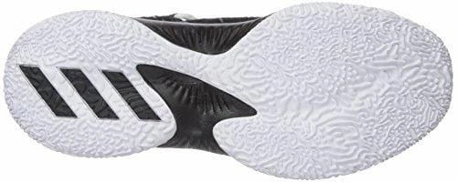 Adidas Team Shoes adidas Men's Explosive Bounce Basketball Shoes, Black/Metallic Silver/White, (11 M US)