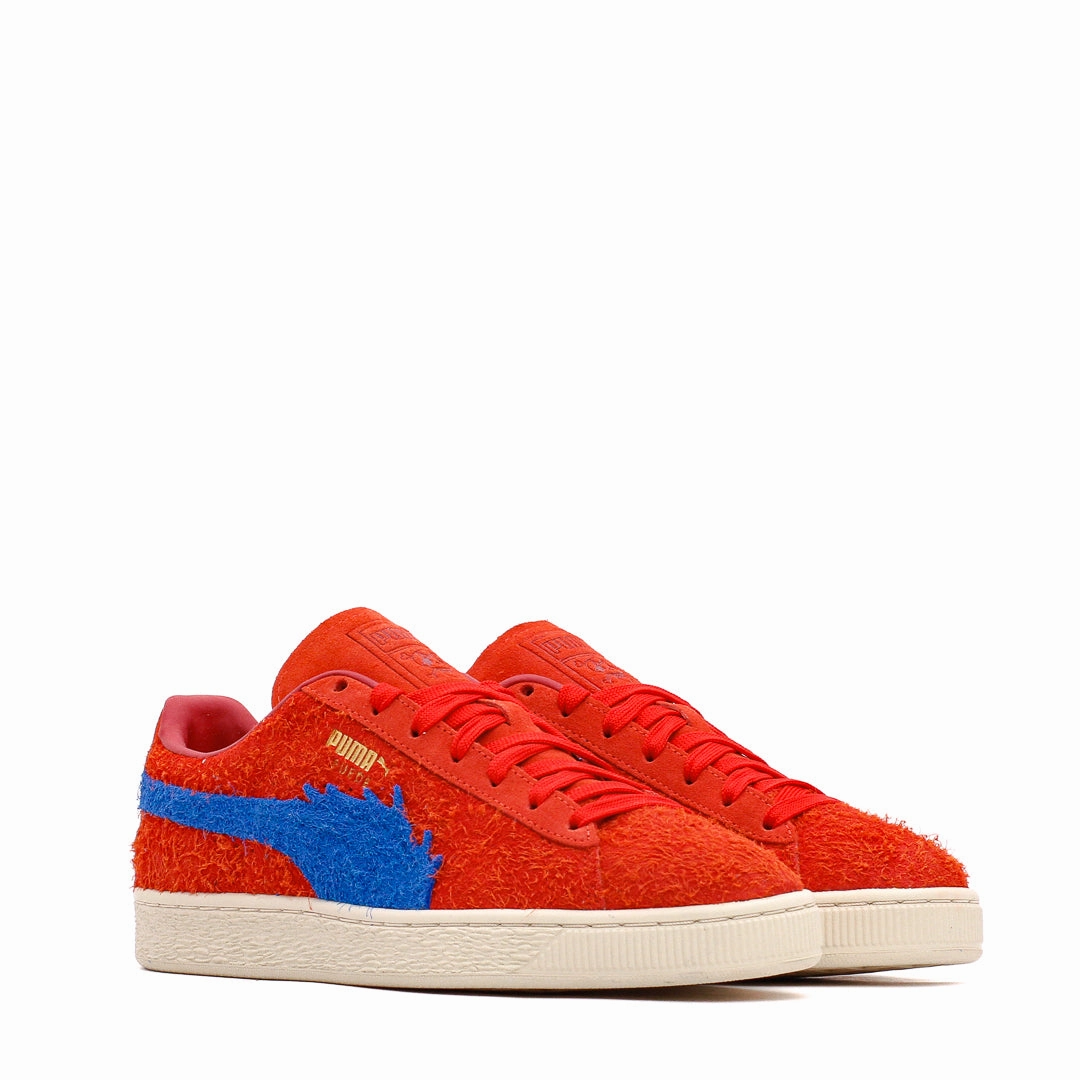 Lil Keed Puma Shoes Puma Men Suede x One Piece Red Blue 396520-01