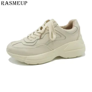 Top Cheap Sneakers White Clunky Sneakers 2019 Fashion Lace Up Women