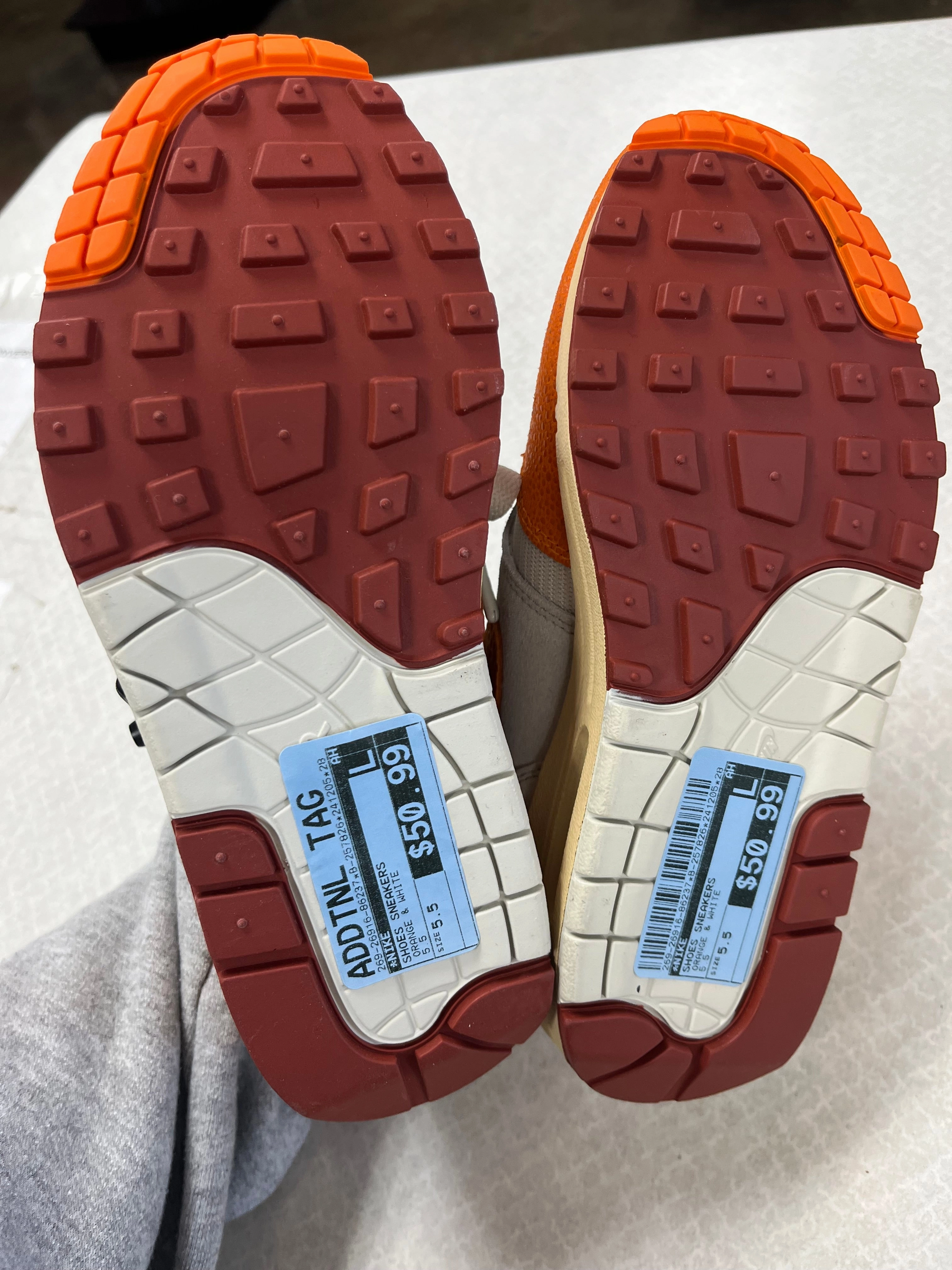 Shoes Sneakers By Nike In Orange & White, Size: 5.5 Asics Road Running Shoes