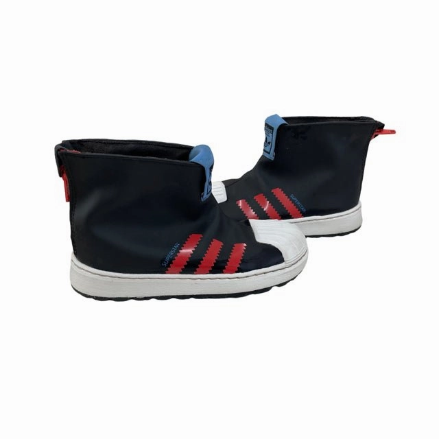 Adidas 4dfwd Shoes Adidas Superstar Black & Red Rain Boots - Size 9k